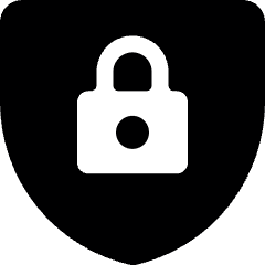 Shield Lock Icon from Ultimate Bold Set