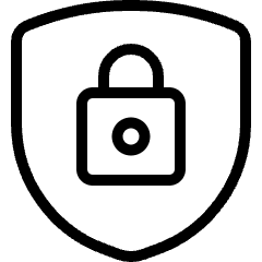 Shield Lock Icon from Ultimate Light Set