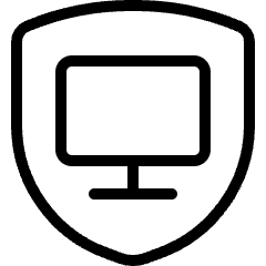 Shield Monitor Icon from Ultimate Light Set