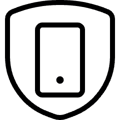 Shield Phone Icon from Ultimate Light Set