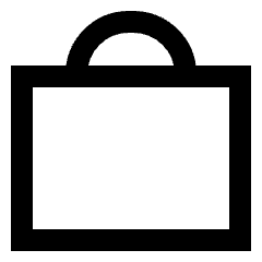 Bag Suitcase 2 Icon from Sharp Line Set