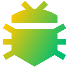 Bug Icon from Sharp Gradient Set
