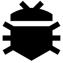 Bug Icon from Sharp Solid Set