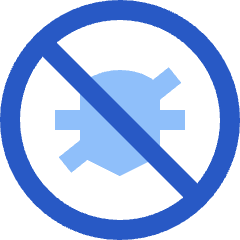 Bug Antivirus Debugging Icon from Sharp Flat Set