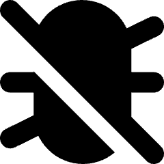 Bug Antivirus Debugging Icon from Micro Solid Set