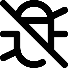 Bug Antivirus Debugging Icon from Micro Line Set