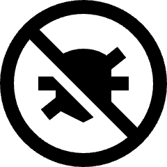 Bug Antivirus Debugging Icon from Sharp Solid Set