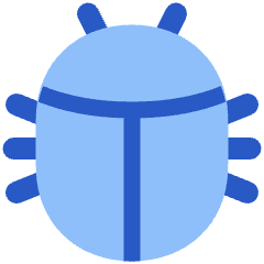 Bug Icon from Plump Flat Set