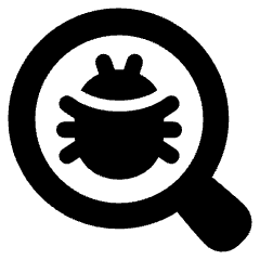 Bug Search Icon from Plump Solid Set
