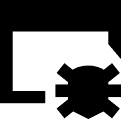 Bug Virus Browser Icon from Sharp Remix Set