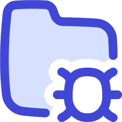 Bug Virus Folder Icon from Flex Duo Set