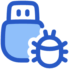 Bug Virus Usb Icon from Plump Duo Set