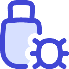 Bug Virus Usb Icon from Flex Duo Set