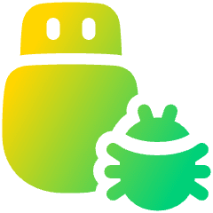 Bug Virus Usb Icon from Plump Gradient Set