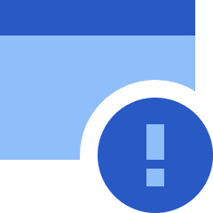 Threat Browser Icon from Sharp Flat Set