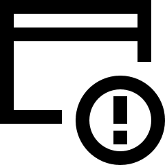 Threat Browser Icon from Sharp Line Set