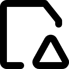 Threat Document Icon from Micro Line Set