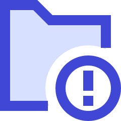 Threat Folder Icon from Sharp Duo Set