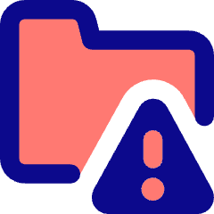 Threat Folder Icon from Core Pop Set