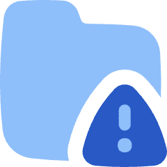 Threat Folder Icon from Flex Flat Set