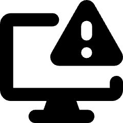 Threat Monitor Icon from Core Solid Set