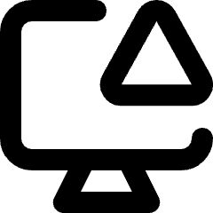 Threat Monitor Icon from Micro Line Set