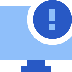 Threat Monitor Icon from Sharp Flat Set