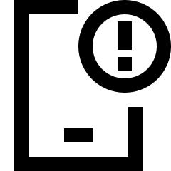 Threat Phone Icon from Sharp Line Set