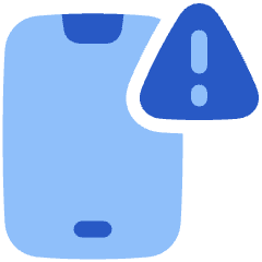 Threat Phone Icon from Plump Flat Set