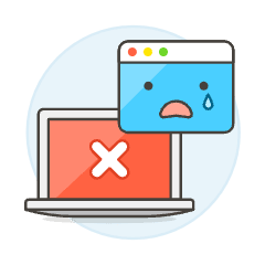 Web Error Illustration from UX Colors Set