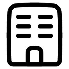 Building 1 Icon from Plump Line Set