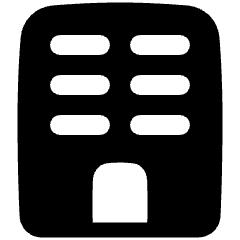 Building 1 Icon from Plump Solid Set
