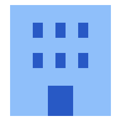 Building 1 Icon from Sharp Flat Set