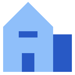 Building 2 Icon from Sharp Flat Set