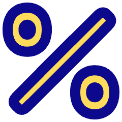 Discount Percent Icon from Plump Pop Set