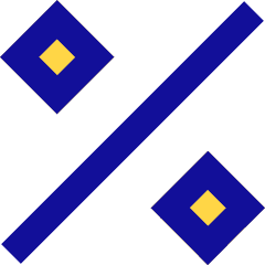 Discount Percent Alternate Icon from Sharp Pop Set