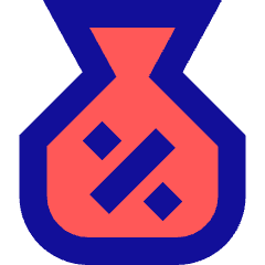 Discount Percent Bag Icon from Sharp Pop Set