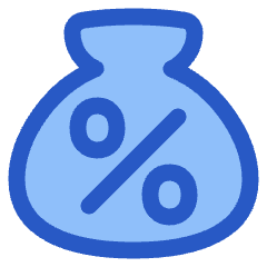 Discount Percent Bag Icon from Plump Duo Set