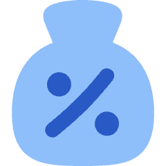 Discount Percent Bag Icon from Flex Flat Set