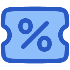 Discount Percent Coupon Icon from Plump Duo Set