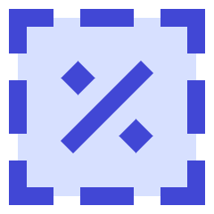 Discount Percent Cutout Icon from Sharp Duo Set
