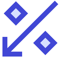 Discount Percent Decrease Icon from Sharp Duo Set