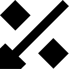 Discount Percent Decrease Icon from Sharp Solid Set