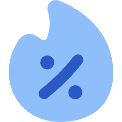 Discount Percent Fire Icon from Flex Flat Set