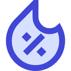 Discount Percent Fire Icon from Sharp Duo Set