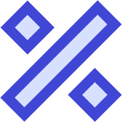 Discount Percent Icon from Sharp Duo Set
