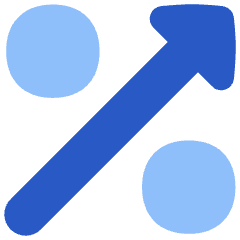 Discount Percent Increase Icon from Flex Flat Set