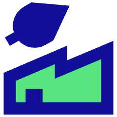 Factory Eco Icon from Sharp Pop Set