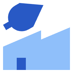 Factory Eco Icon from Sharp Flat Set
