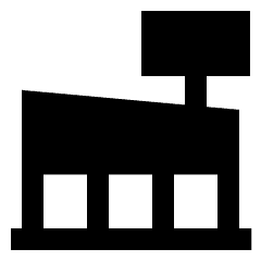 Mall Icon from Sharp Solid Set